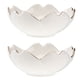 thumbnail image 3 of 2PCS Flower Ceramic Seasoning Dipping Bowl Sakura Design Porcelain Sauce Dish Plate for Condiment Kitchen BBQ (Blanco), 3 of 7