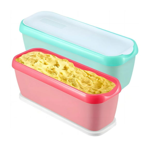 Reusable Ice Cream Container Yogurt Or Gelatos Tub Sorbets Storage Box with Lids