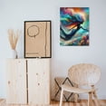 thumbnail image 5 of Shangniulu Mermaid Wall Ocean Coastal Wall Art The Underwater World Canvas Mermaid Pictures Coral Wall Decor Canvas Prints Painting Framed Artwork for Living Room Bedroom Bathroom Kitchen, 5 of 5
