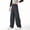 Dark Gray, variant on ATOGUTA Youth Baseball Pants High Waist Elastic Waist Wide Leg Trousers Youth Casual School Sports Travel Size 3T-15, Black