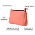 thumbnail image 4 of Bolsa de maquillaje POPUPS, grande, impermeable, de neopreno, color rosa ruborizado, 4 of 9