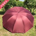 thumbnail image 3 of Large Tri-Fold Sun Umbrella with UPF 50+ Mixed Colors Manual Steel Ribs Size 71x123cm, 3 of 3