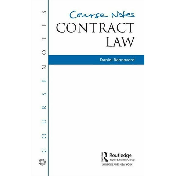 Course Notes Brickfield: Course Notes: Contract Law, (Hardcover)