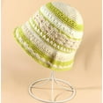 thumbnail image 5 of YooGuoGuo Women Fashion Crochet Bucket Hat Cute Knit Fisherman Caps for Outdoor Fall Spring Striped Beanies Cloche Hats, 5 of 5