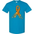 thumbnail image 3 of Inktastic Leukemia Awareness with Orange Ribbon Made of Hearts T-Shirt, 3 of 5