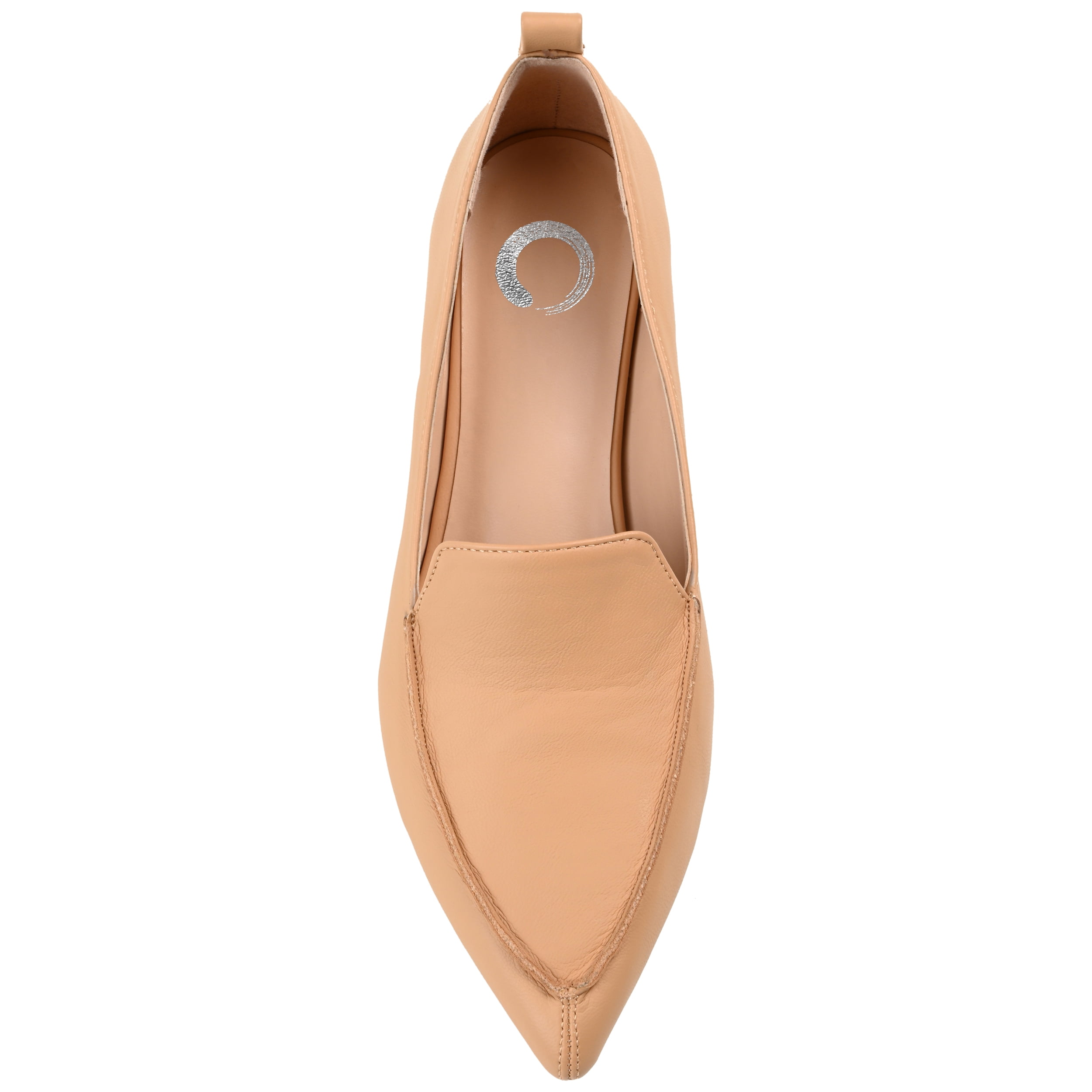 Journee Womens Maggs Loafer Pointed Toe Slip On Flats, Widths Available