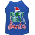 thumbnail image 4 of Christmas Pet Dog  Cat Shirt Screen Printed, "Don't Tell Santa", 4 of 10