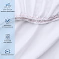 thumbnail image 6 of Host & Home Brushed Microfiber Fitted Sheets - Bedding Essentials - Full - (6 Pack) White, 6 of 8