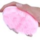 thumbnail image 5 of Cepillo de ducha de silicona, cepillo de masaje multifuncional, herramienta de entrenamiento táctil para bebé para el hogar, color rosa, 5 of 14