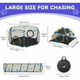 thumbnail image 6 of Pawaboo Rainbow Outdoor Cat Enclosures for Cats Indoor, Patio Portable Mesh Cat Tent, Tunnel with Free Carry Bag & Metal Rod for Multiple Small Animals, Includes Playpen+Tent+Pet Tunnel, Rainbow, 6 of 9