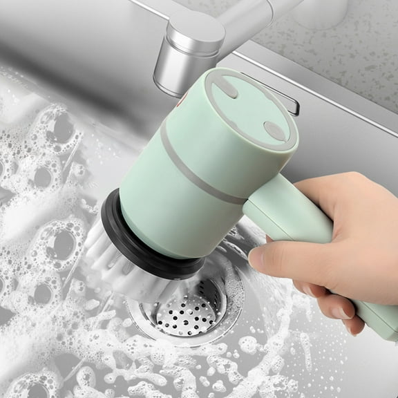 Ohmyroo Electric Cleaning Brush Multi-Functional Household Scrub Tool