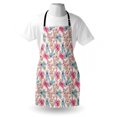 thumbnail image 3 of Anime Apron Childish Pattern with Colorful and Happy Kawaii Characters Holding Pink Hearts Stars, Unisex Kitchen Bib Apron with Adjustable Neck for Cooking Baking Gardening, Multicolor, by Ambesonne, 3 of 3