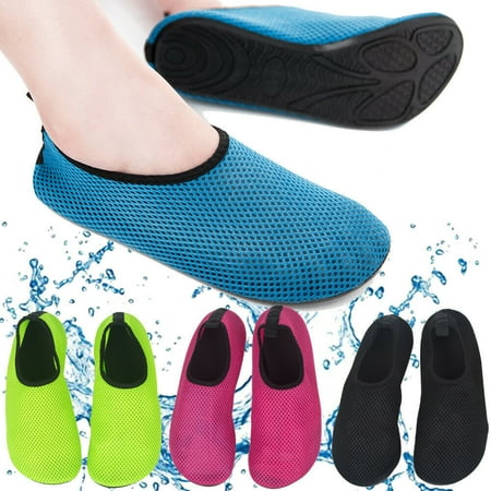 

Mens and Womens Water Shoes Barefoot Skin Shoes for Water Sports Beach Pool Yoga Black