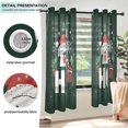 thumbnail image 3 of Yayeee Window Curtains Light Filtering 63"x42" Grommet Panel Pair Home Living Room Decor, Christmas Dog, 3 of 7