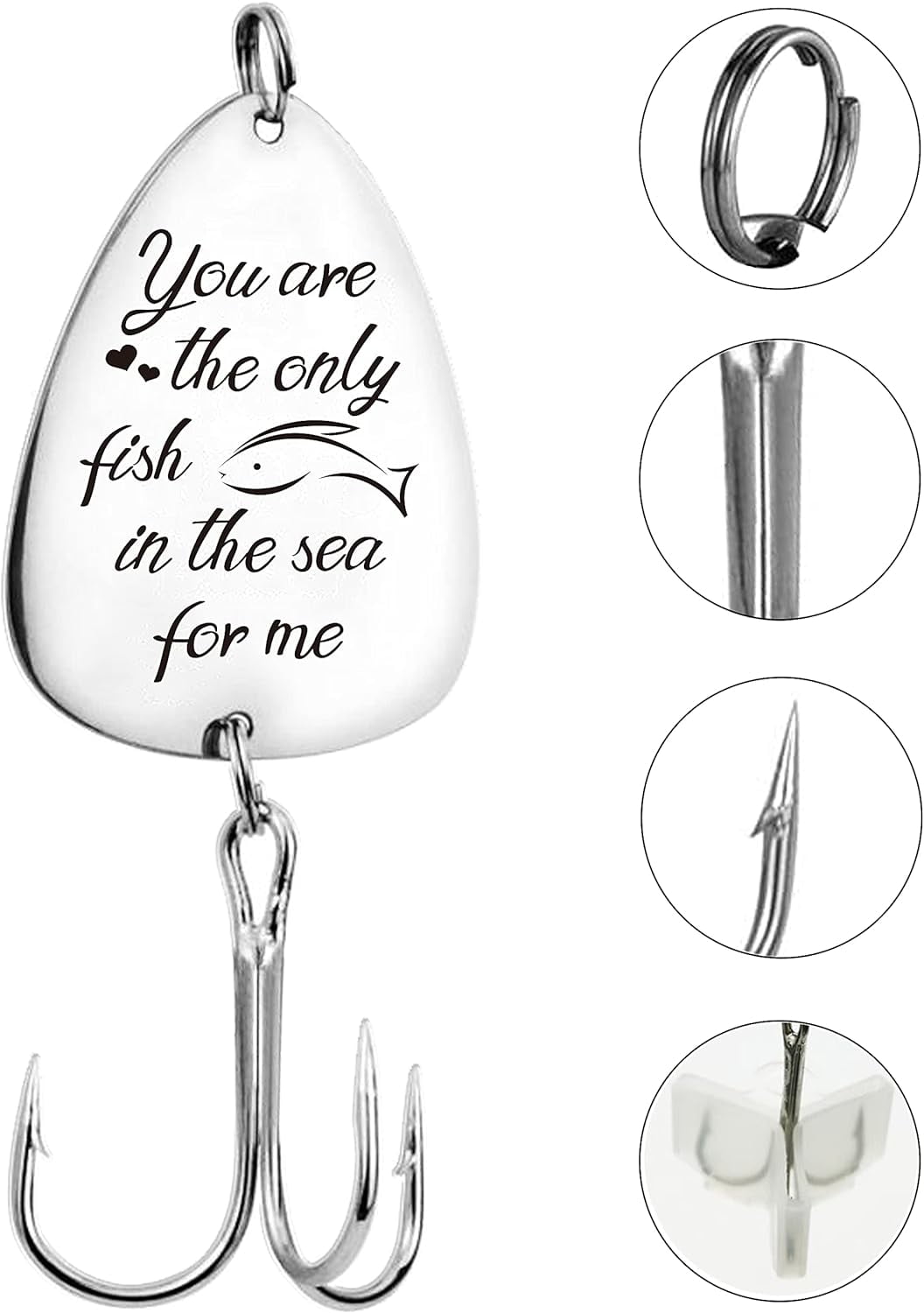 You are The Greatest Catch of My Life Fishing Lure Hook Gift