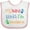 White and Pink, variant on Inktastic My Nana Thinks Im Awesome Grandkid Boys or Girls Baby Bib