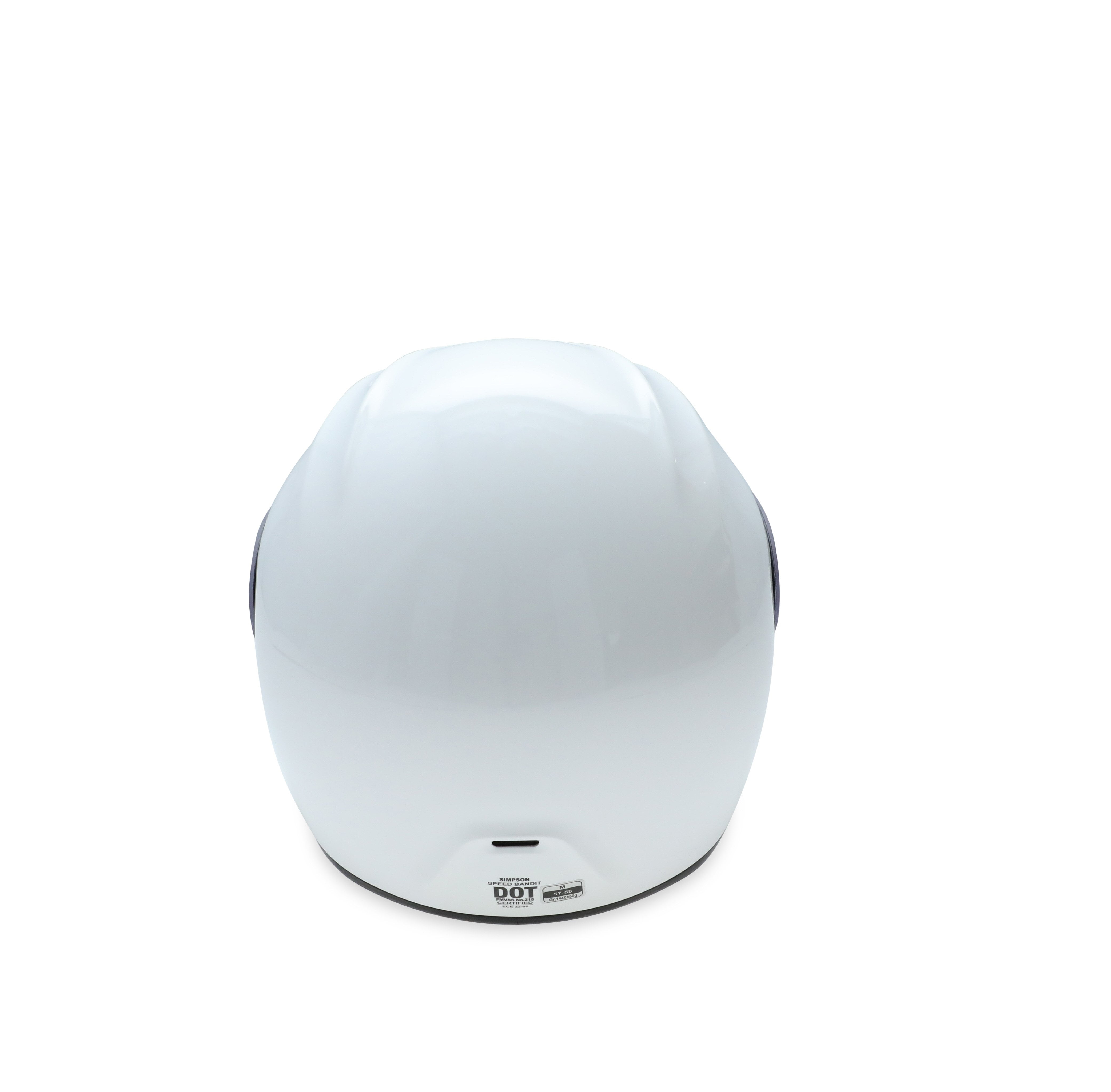 Simpson SPBXS1 Speed Bandit Motorcycle Helmet Adult XS White