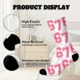 thumbnail image 6 of 67 Socks for Boys Girls Women Men 6 7 Meme Novelty Crew Socks Funny Gifts For Six Seven Stuff Lovers, 6 of 7