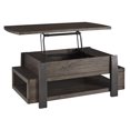 thumbnail image 4 of Ashley Furniture Table Basse Relevable Vailbry en Brun Grisâtre, 4 of 4