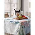 thumbnail image 6 of Coastal Jellyfish Table Cloth, Waterproof Tablecloth for Rectangle Tables, Summer Beach Nautical Ocean Coral Seahorse Reusable Washable Fabric Table Cover for Restaurant Kitchen Dining Tables 52"x70", 6 of 9