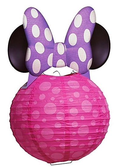 American Greetings Minnie Mouse Party Supplies, Paper Lantern Decorations, 3-Count