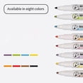 thumbnail image 2 of Whiteboard Marker, Magnetic Dry Erase Marker with Eraser, Multi-Color, Quick Dry, Easy to Remove and Clean (8 Pieces), 2 of 5