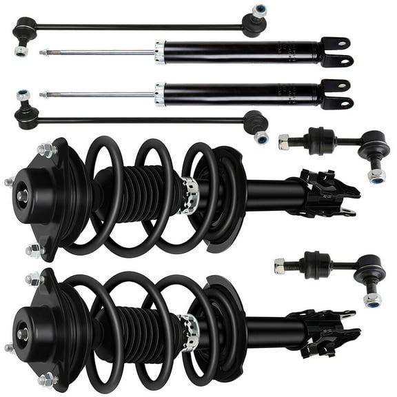 cciyu Struts Suspension Kit for 2011 for Hyundai Sonata Front Complete Strut Assembly,Rear shock absorber,Tie Rod End with 172586 172585 5646 K750610 K750611 K750603