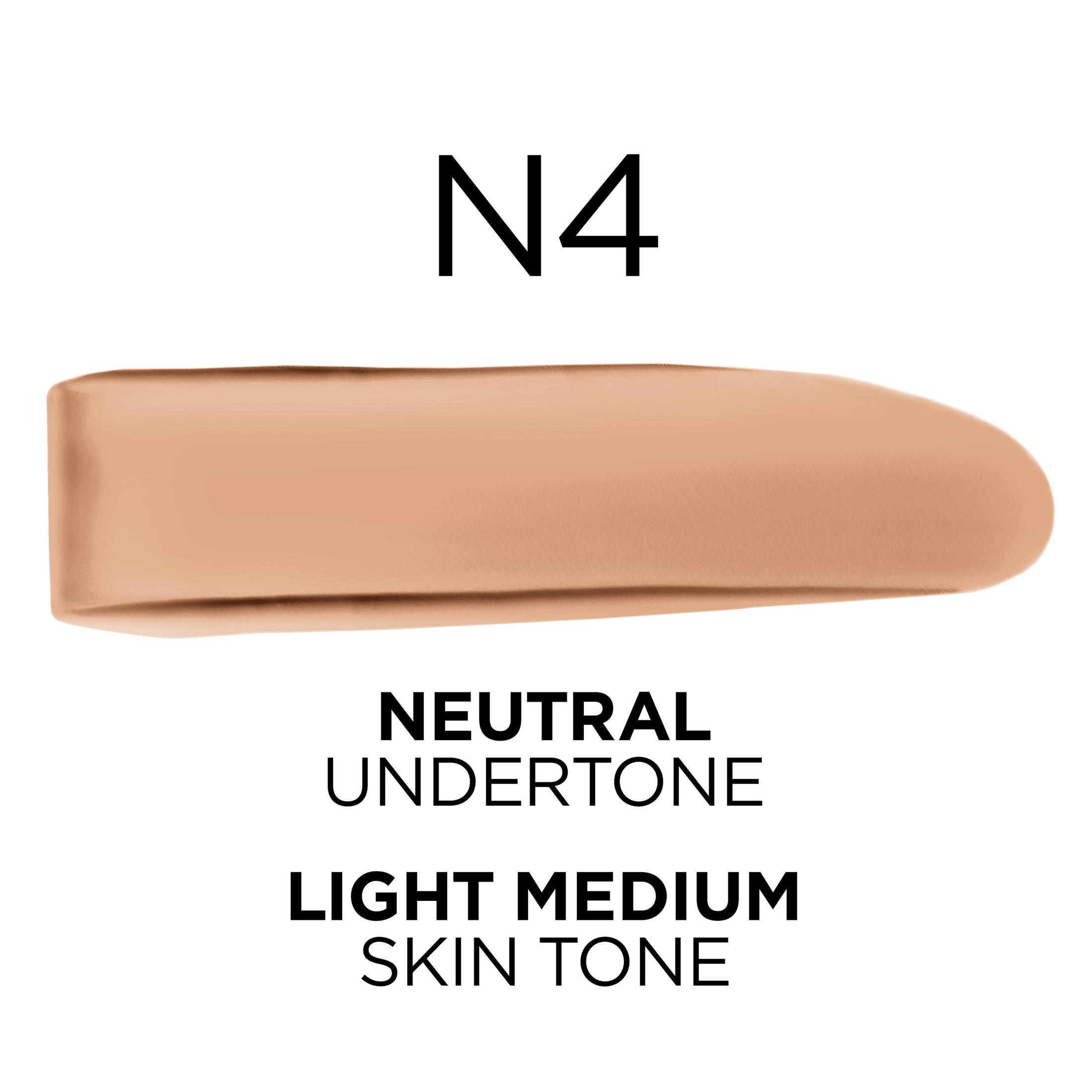 L'Oreal Paris True Match Cream Foundation Makeup, N4 Neutral Light Medium, 1 fl oz - image 3 of 9
