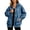 A05 Blue, variant on Women's Oversized Denim Jacket Zip Up Long Sleeve Jean Coat with Hood Casual Fall Baggy Outerwear Lightweight Windbreaker with Pockets Fashion Layering