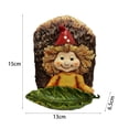 thumbnail image 2 of Alimentador De Semillas De Hojas De Elfo De Hadas, Comedero De Pájaros Artesanal De Resina Para Decoración De Jardín Al Aire Libre Yuarrent HA035973-00, 2 of 6