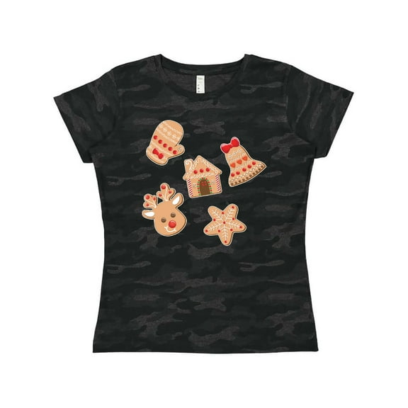 Inktastic Christmas Gingerbread Cookies Women's T-Shirt