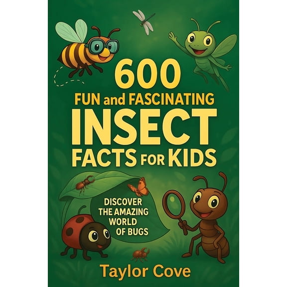 Facts about the World 600 Fun and Fascinating Insect Facts for Kids: Discover the Amazing World of Bugs, (Paperback)