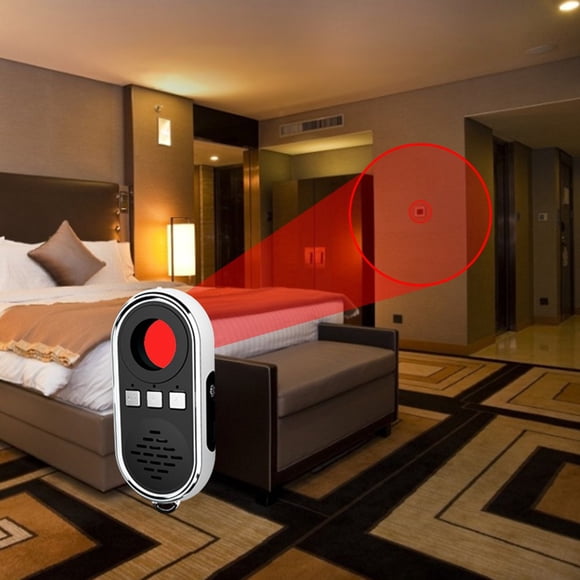 CHUANK Détecteur de Caméra Détecteur de Caméra Alarme Sonore Personnelle d'Urgence avec Mini Lampe de Poche LED Détecteur de Caméra de Poche