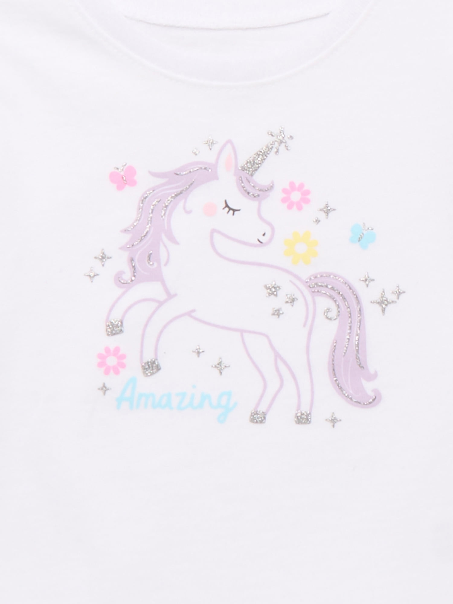 Garanimals Baby Girl Graphic T-Shirt with Short Sleeves, Sizes 0M-24M