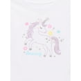 thumbnail image 2 of Garanimals Baby Girl Graphic T-Shirt with Short Sleeves, Sizes 0M-24M, 2 of 5