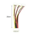 thumbnail image 5 of 20cm Big 4-pin 1-to-3 Male to Female IDE Molex Power Extension Cable Adapter Cord for Computer PC, 5 of 8