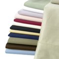 thumbnail image 1 of Royal Hotel's Solid Sage 550-Thread-Count 3pc Twin-Extra-Long Bed Sheet Set 100% Combed Cotton, Sateen Solid, Deep Pocket, 1 of 2