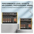 thumbnail image 2 of 99 DSP Effect Mixer Record PC Power USB Sound Mixers Bluetooth DJ Console Mixing for Karaok, 2 of 5
