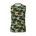 thumbnail image 6 of Picia Camouflage Dinosaur mens Cotton Tank Undershirts , Moisture-wicking Ribbed Tanks, Lightweight Cotton Tank Undershirts-Large, 6 of 8