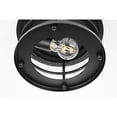 thumbnail image 4 of Elegant Lighting Carla 10" Outdoor Flush Mount in Black, 4 of 8