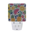 thumbnail image 2 of Summer Tropical Fruits Night Light 2 Pack LED Nightlight Plug into Wall Dusk to Dawn Sensor Soft White, 2 of 7