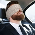 thumbnail image 5 of Yiaed White Goose Print Sleep Mask Blackout - Soft Eye Cover for Sleeping with Adjustable Veclro Breathable Eye Blindfold for Night Nap Travel, 5 of 7