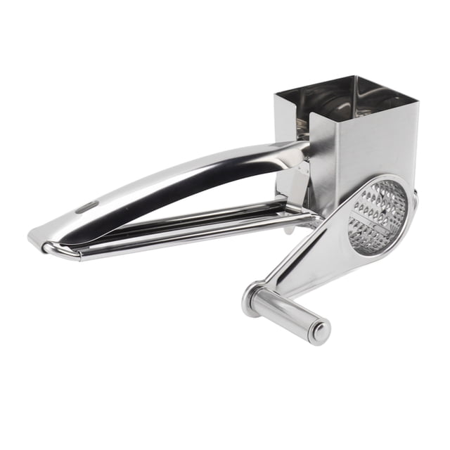 Trituradora De Cocina, Rallador De Queso Giratorio Manual Fácil De Limpiar De Acero Inoxidable Para Queso