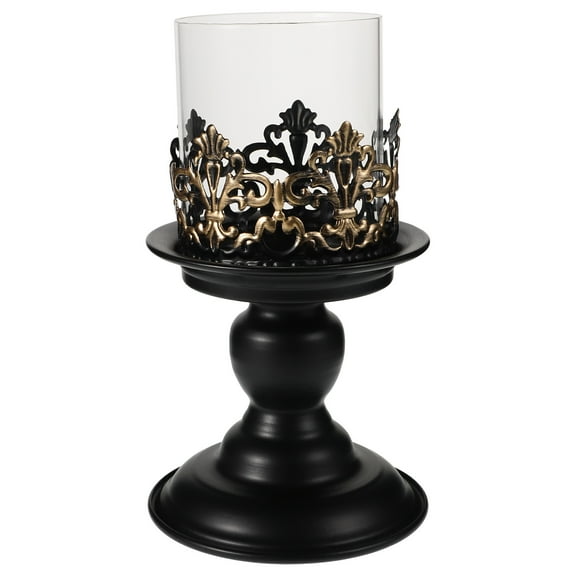 Hemoton European Style Metal Candle Holder Cup, Minimalist Wedding Candle Stand for Living Room Wall Sconce Decoration