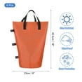 thumbnail image 2 of Uxcell Canopy Weight Sand Bags Extra Large Weights Bags Waterproof Tent Leg Sandbags Orange 18x9", 2 of 7