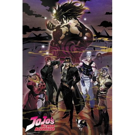 JoJo's Bizarre Adventure Poster Limited Anime Version, Size 24x36
