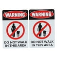 thumbnail image 5 of Milisten 2Pcs Dog Warning Signs Vintage Decorative Metal Iron Signs for Lawn 11.8x7.9in, 5 of 8