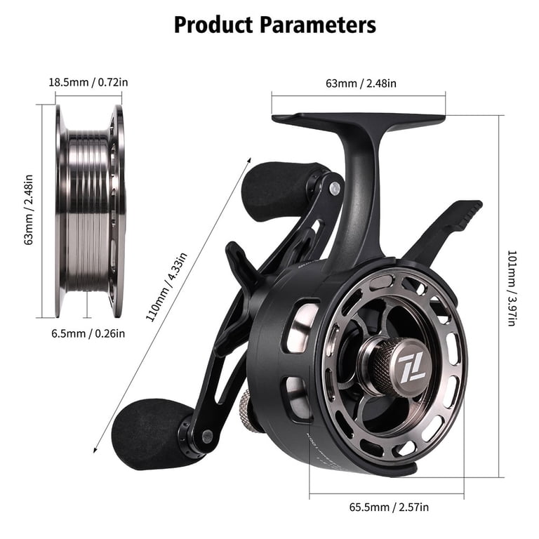 3.2:1 Gear Ratio 3+1 Bearing Inline Ice Fishing Reel with Magnetic Drop System Yellow-Green - Walmart.com 3.2:1 Gear Ratio 3+1 Bearing Inline Ice Fishing Reel with Magnetic Drop System Yellow-Green - Walmart.com