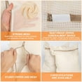 thumbnail image 5 of LZLINGMEI 6-Piece Laundry Bag, Durable Organic Cotton Mesh Laundry Bag, Sturdy Zipper, Breathable Mesh, Exquisite Laundry Bag for Underwear, Clothes,Shoes and Socks, 5 of 6
