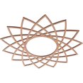 thumbnail image 2 of Ekena Millwork 24"OD x 9 1/4"ID x 3/8"T Eleanor Wood Fretwork Pierced Ceiling Medallion, Cherry, 2 of 3